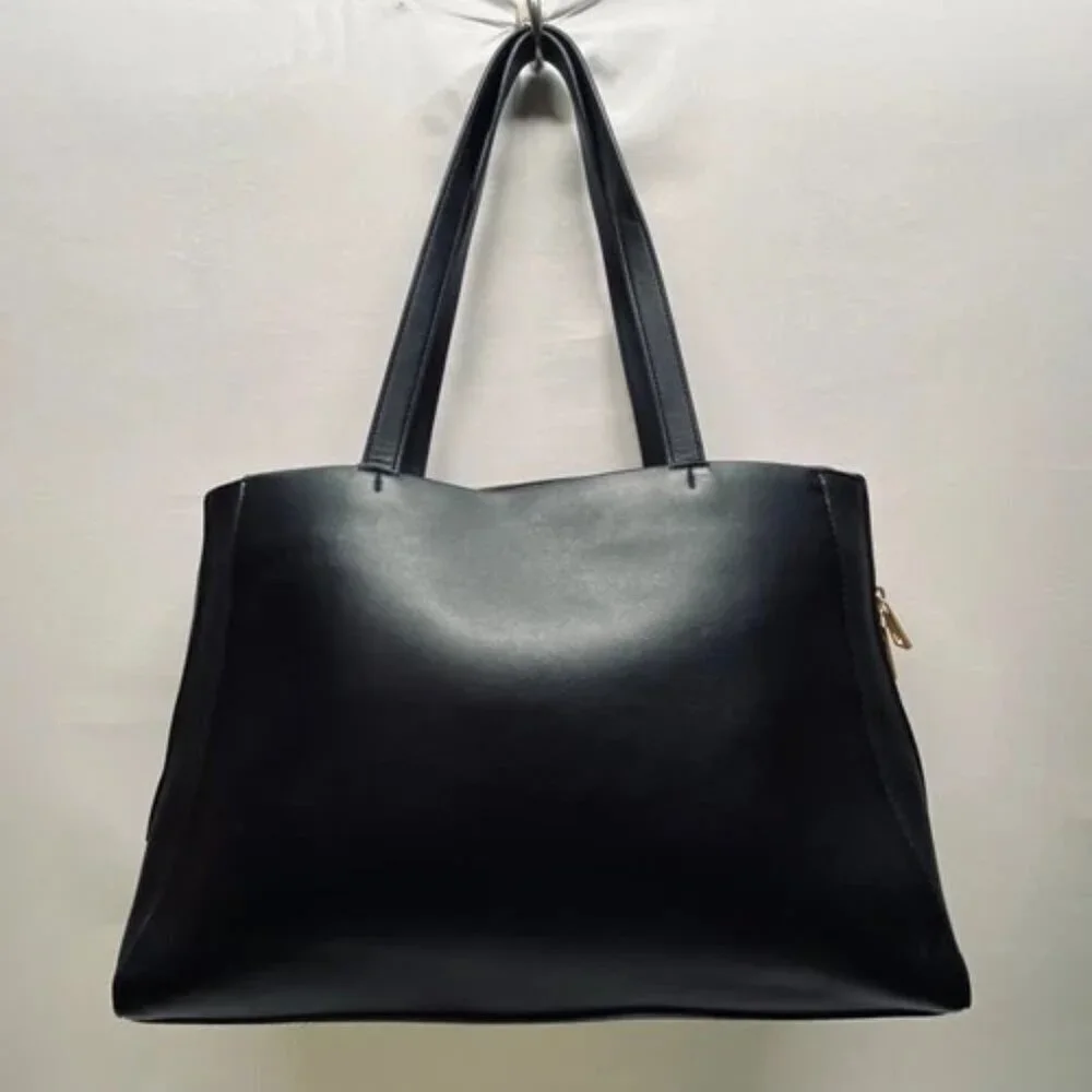 Laptop Bag Breifcase Purse A New Day Women's‎ Black Gold Shoulderbag Target EUC
